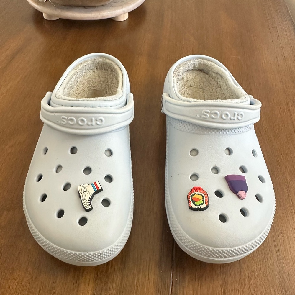 CROCS Cozy Light Blue Slippers